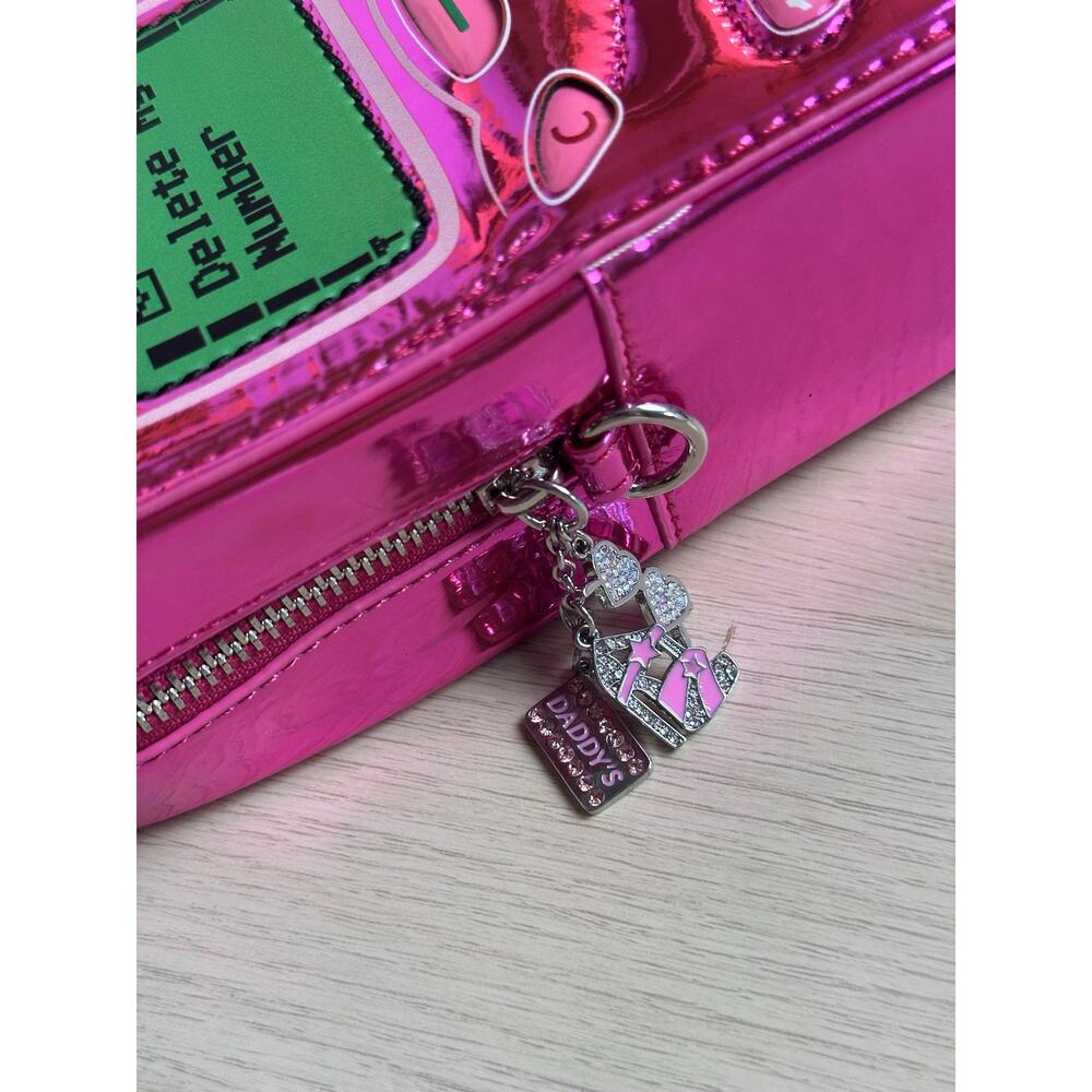 Dolls Kill Hot Pink Cell Phone Purse - Picture 7 of 11